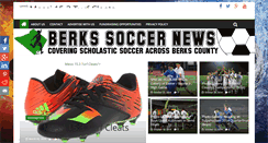 Desktop Screenshot of berkssoccernews.com
